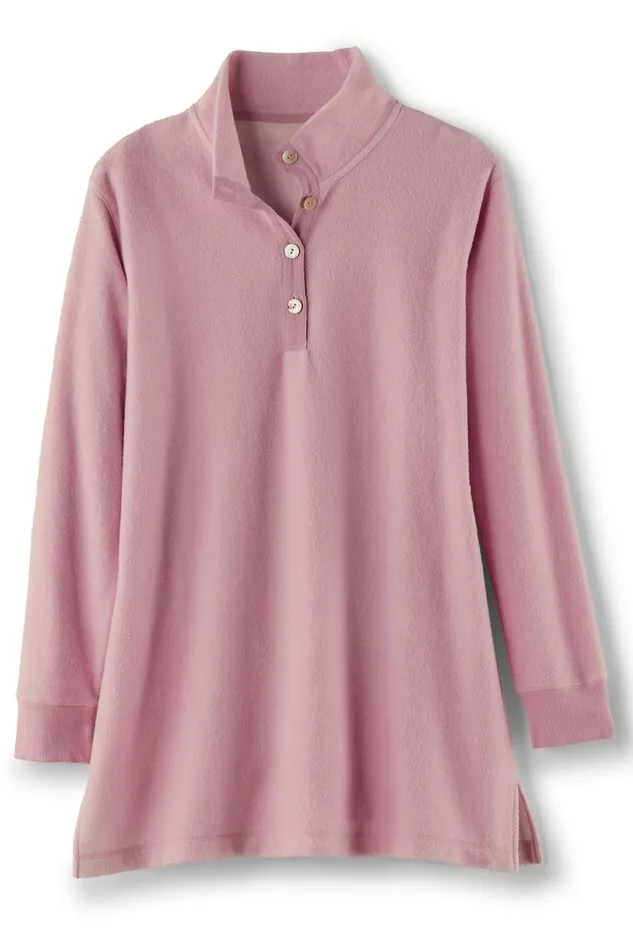Women Cuddle Pullover Rose Garden Blue Soft Surroundings Tops Women Cuddle Pullover Rose Garden Blue Soft Surroundings Tops