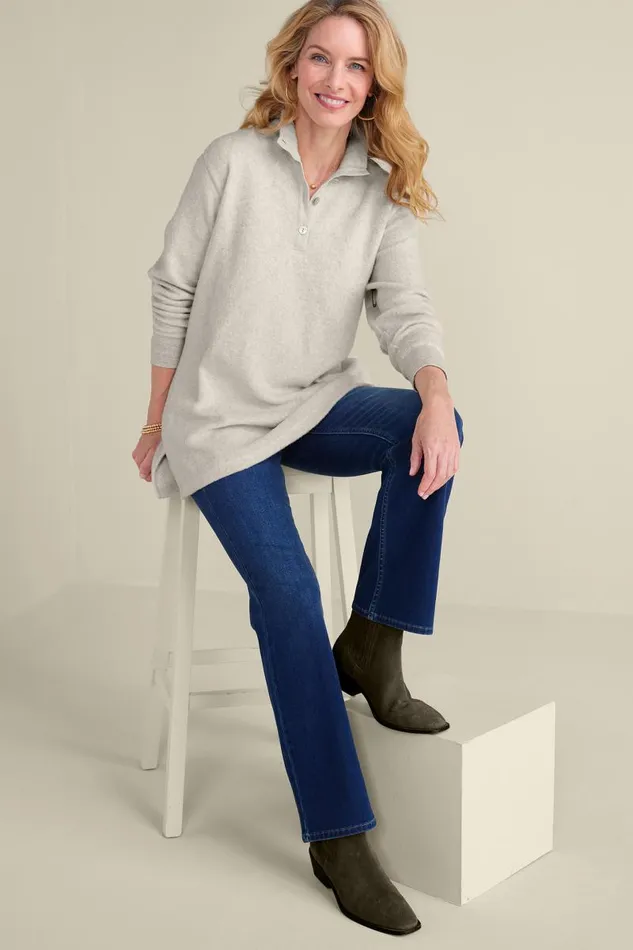Women Cuddle Pullover Rose Garden Blue Soft Surroundings Tops Women Cuddle Pullover Rose Garden Blue Soft Surroundings Tops