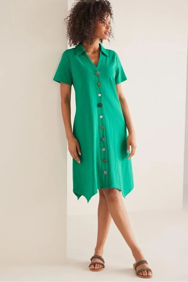 Women Danielle Button Dress Sunset Coral Soft Surroundings Dresses Women Danielle Button Dress Sunset Coral Soft Surroundings Dresses