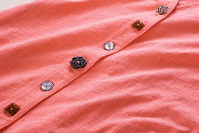 Women Danielle Button Dress Sunset Coral Soft Surroundings Dresses Women Danielle Button Dress Sunset Coral Soft Surroundings Dresses