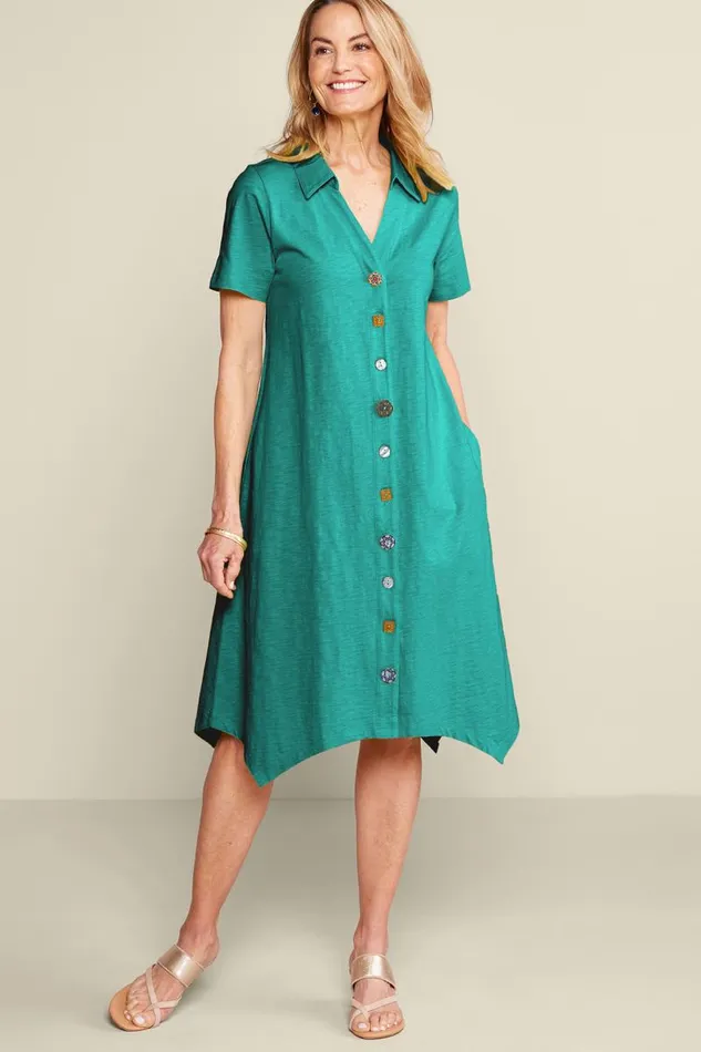 Women Danielle Button Dress Sunset Coral Soft Surroundings Dresses Women Danielle Button Dress Sunset Coral Soft Surroundings Dresses