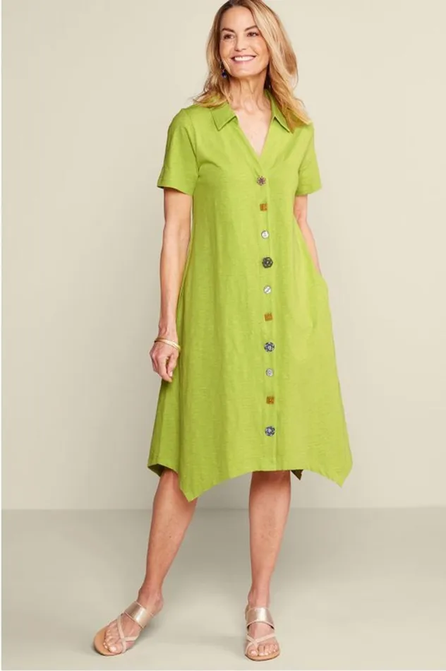 Women Danielle Button Dress Sunset Coral Soft Surroundings Dresses Women Danielle Button Dress Sunset Coral Soft Surroundings Dresses