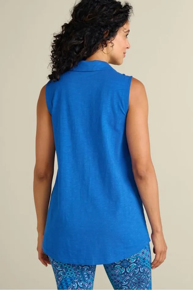 Women Danielle Sleeveless Tunic Pink Peacock Soft Surroundings Tops Women Danielle Sleeveless Tunic Pink Peacock Soft Surroundings Tops