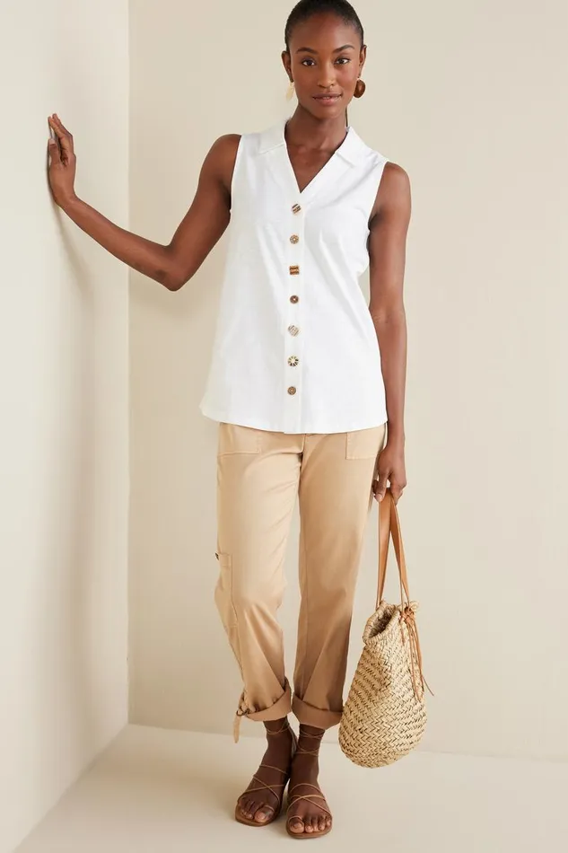 Women Danielle Sleeveless Tunic Pink Peacock Soft Surroundings Tops Women Danielle Sleeveless Tunic Pink Peacock Soft Surroundings Tops