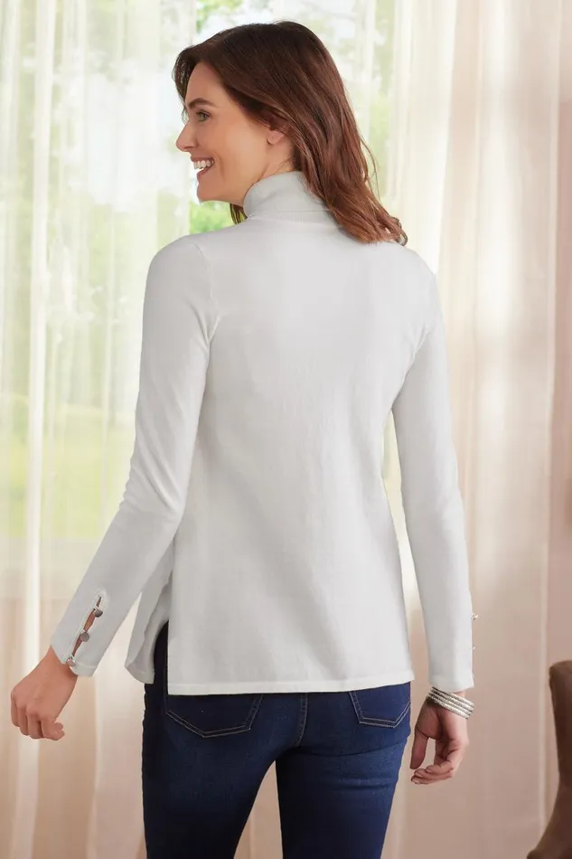 Women Deidre Sweater Ivory Pearl Soft Surroundings Tops Women Deidre Sweater Ivory Pearl Soft Surroundings Tops
