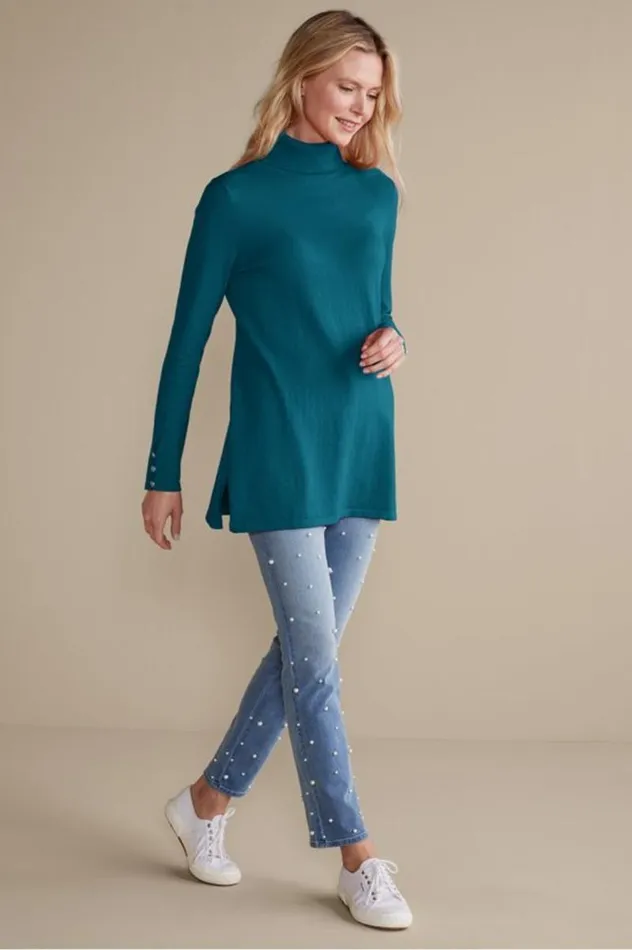 Women Deidre Sweater Ivory Pearl Soft Surroundings Tops Women Deidre Sweater Ivory Pearl Soft Surroundings Tops
