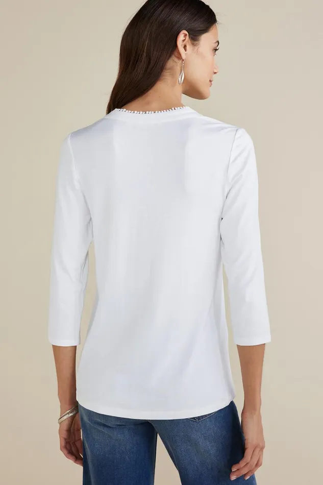 Women Delsie Embroidered Top White Soft Surroundings Tops Women Delsie Embroidered Top White Soft Surroundings Tops