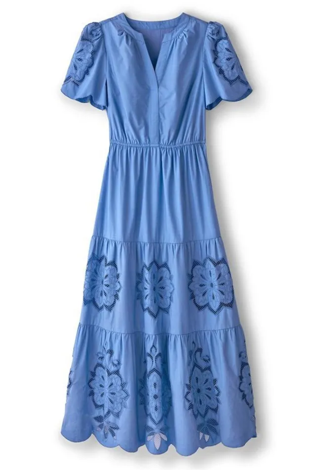 Women Dorothy Maxi Dress Blue Bonnet Soft Surroundings Dresses Women Dorothy Maxi Dress Blue Bonnet Soft Surroundings Dresses
