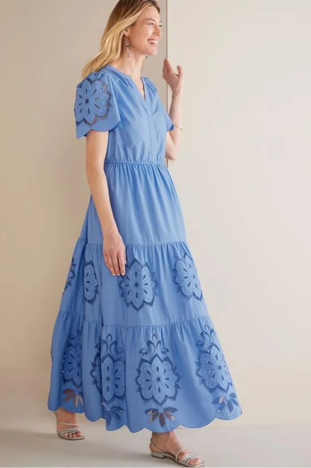 Women Dorothy Maxi Dress Blue Bonnet Soft Surroundings Dresses Women Dorothy Maxi Dress Blue Bonnet Soft Surroundings Dresses