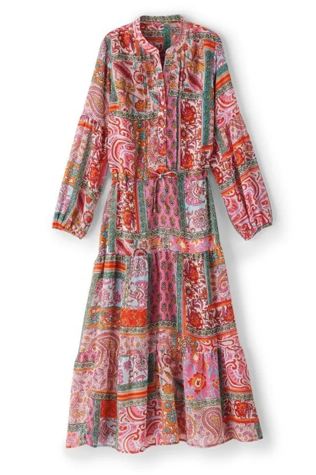 Women Drea Midi Dress Multi Patchwork Soft Surroundings Dresses Women Drea Midi Dress Multi Patchwork Soft Surroundings Dresses