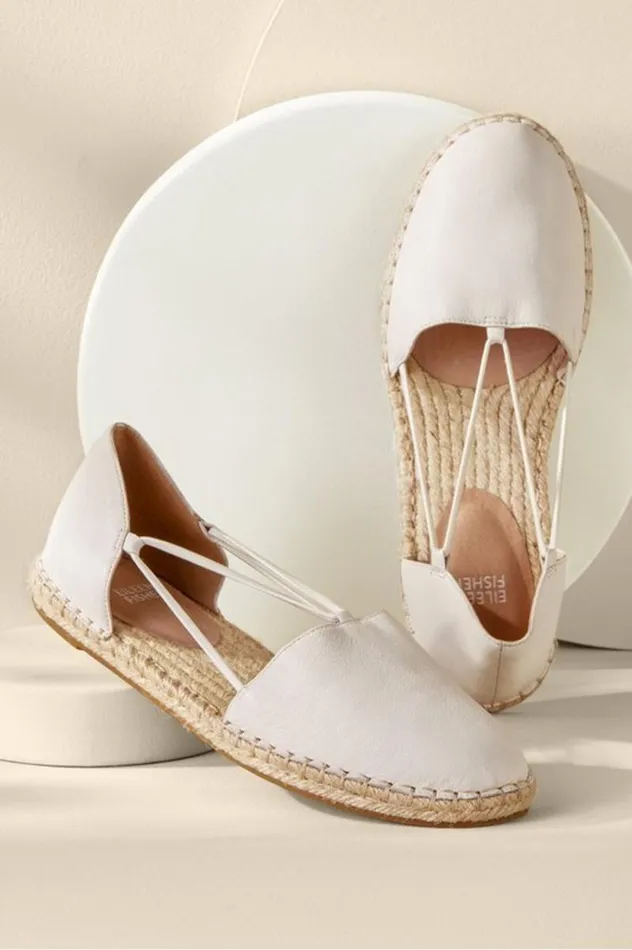 Women Eileen Fisher Lee Stretch Espadrille Bone Soft Surroundings Shoes
