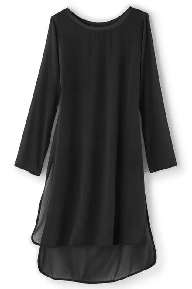 Women Elegance Tunic Black Soft Surroundings Tops Women Elegance Tunic Black Soft Surroundings Tops