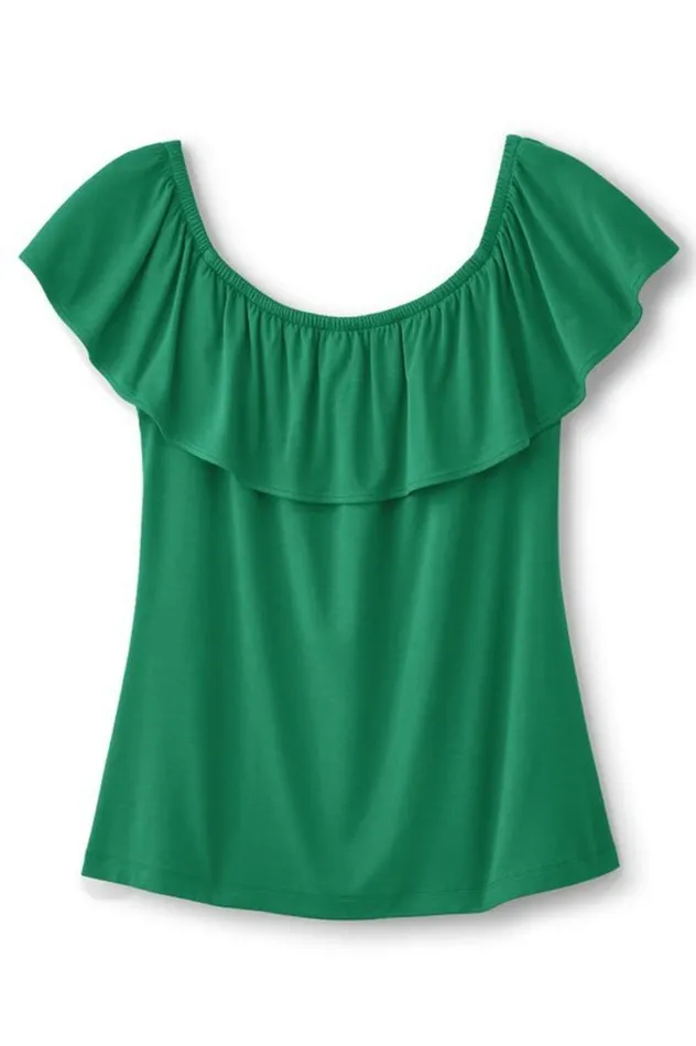 Women Essie Top Verdant Green Soft Surroundings Tops Women Essie Top Verdant Green Soft Surroundings Tops