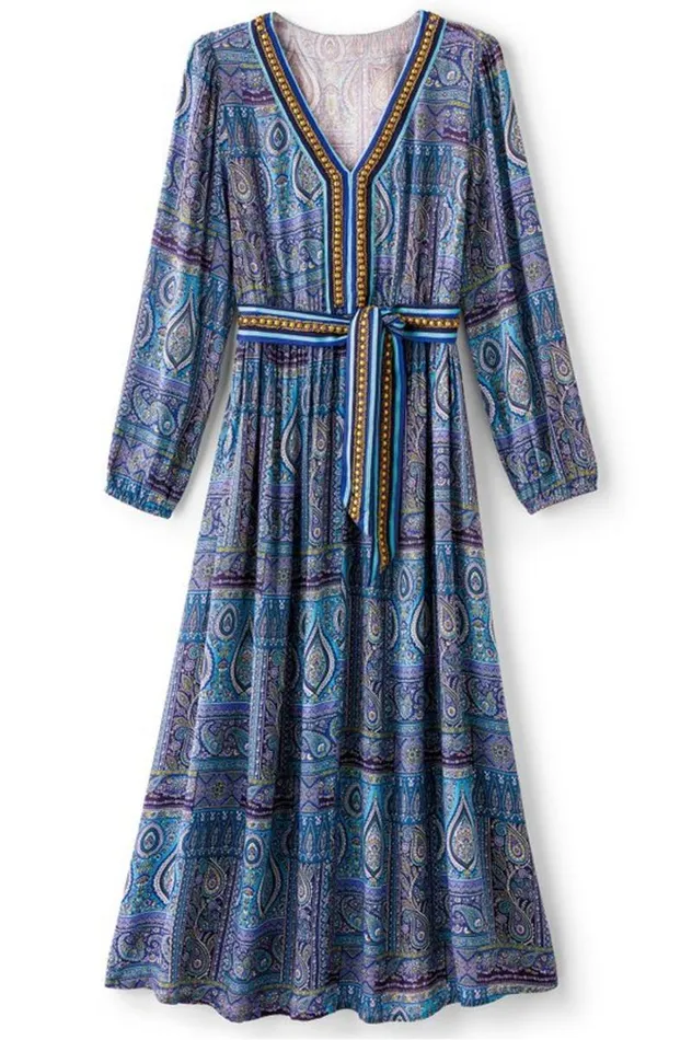 Women Eugenie Maxi Dress Azores Scarf Soft Surroundings Dresses Women Eugenie Maxi Dress Azores Scarf Soft Surroundings Dresses