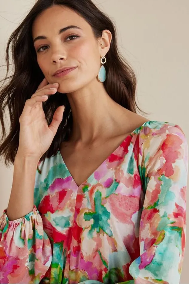 Women Evalina Maxi Dress Tropical Floral Soft Surroundings Dresses Women Evalina Maxi Dress Tropical Floral Soft Surroundings Dresses