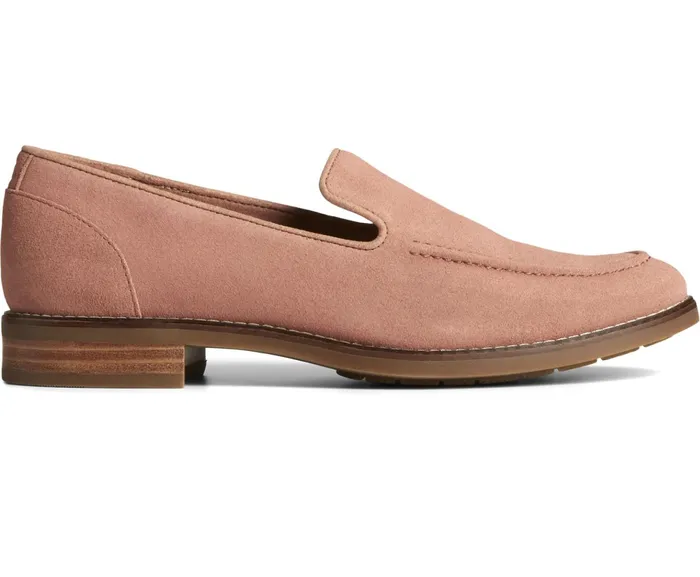 Women Fairpoint Leather Loafer Rose Sperry Flats and Loafers