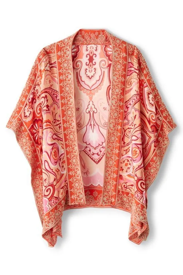 Women Farida Topper Pink Beach Paisley Soft Surroundings Toppers Women Farida Topper Pink Beach Paisley Soft Surroundings Toppers