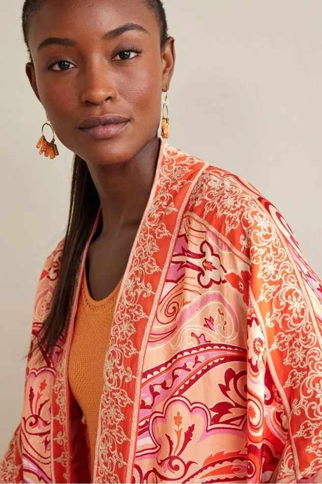 Women Farida Topper Pink Beach Paisley Soft Surroundings Toppers Women Farida Topper Pink Beach Paisley Soft Surroundings Toppers