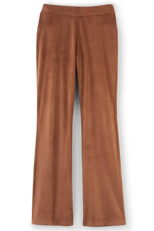 Women Faux Suede Bootcut Pants Black Soft Surroundings Pants Women Faux Suede Bootcut Pants Black Soft Surroundings Pants