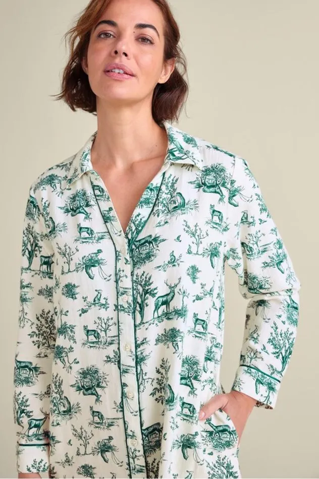 Women Festive Finley Sleep Shirt Wine Garden Blush Soft Surroundings Sleepwear and Lounge Women Festive Finley Sleep Shirt Wine Garden Blush Soft Surroundings Sleepwear and Lounge