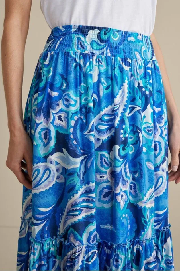 Women Feyre Maxi Skirt Island Sun Paisley Blue Soft Surroundings Skirts Women Feyre Maxi Skirt Island Sun Paisley Blue Soft Surroundings Skirts