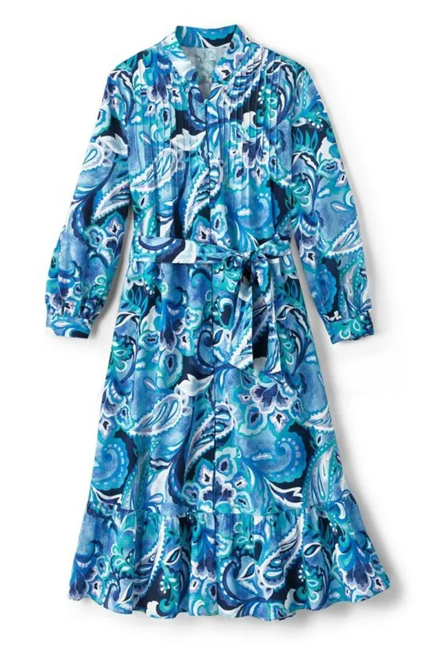 Women Feyre Short Dress Island Sun Paisley Blue Soft Surroundings Dresses Women Feyre Short Dress Island Sun Paisley Blue Soft Surroundings Dresses