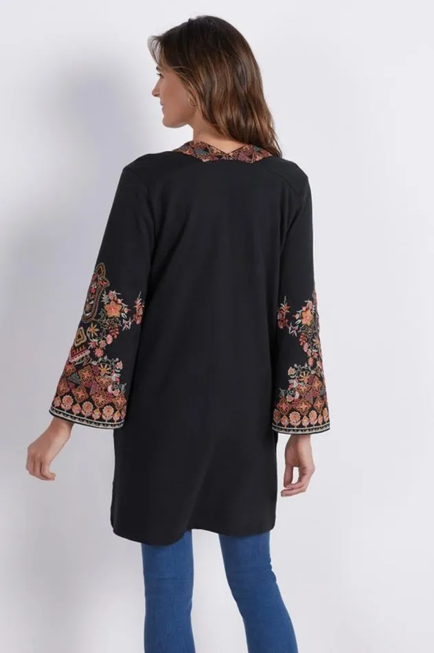 Women Fiberworks Kimono Antique Black Soft Surroundings Toppers Women Fiberworks Kimono Antique Black Soft Surroundings Toppers