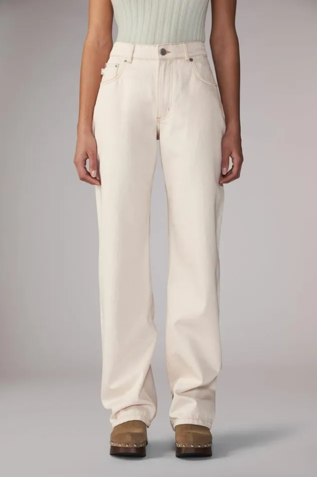 Women Fiorucci Angels Patch Patti Jeans Cream Cream Women Fiorucci Angels Patch Patti Jeans Cream Cream