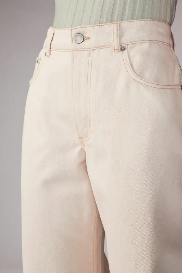 Women Fiorucci Angels Patch Patti Jeans Cream Cream Women Fiorucci Angels Patch Patti Jeans Cream Cream