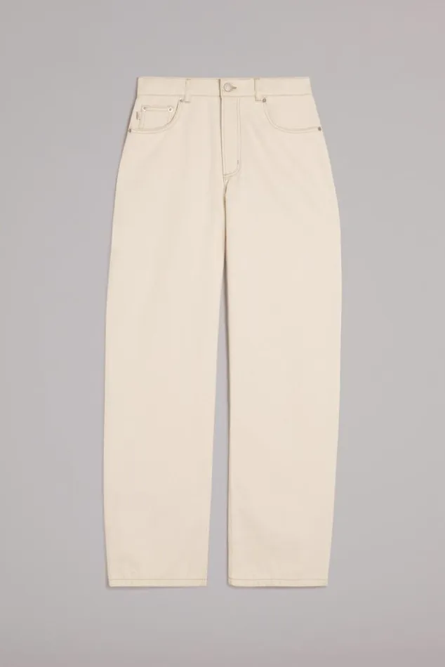Women Fiorucci Angels Patch Patti Jeans Cream Cream Women Fiorucci Angels Patch Patti Jeans Cream Cream