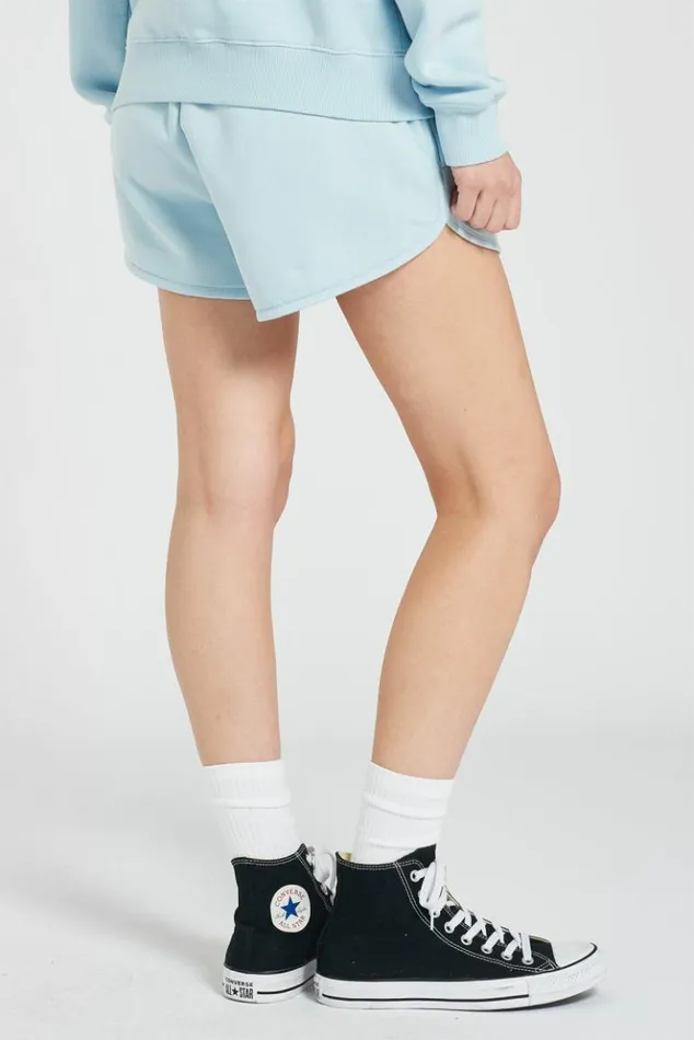 Women Fiorucci Angels Patch Shorts Pale Blue Pale Blue Women Fiorucci Angels Patch Shorts Pale Blue Pale Blue