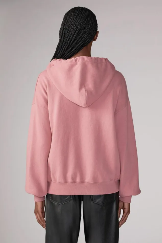 Women Fiorucci Angels Squiggle Logo Hoodie Pink Pink Women Fiorucci Angels Squiggle Logo Hoodie Pink Pink