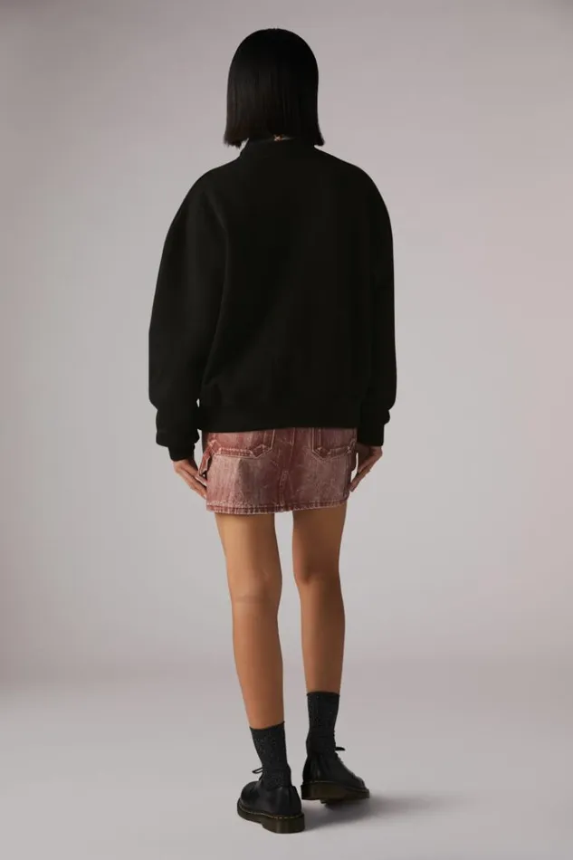 Women Fiorucci Angels Sweatshirt Black Black Women Fiorucci Angels Sweatshirt Black Black