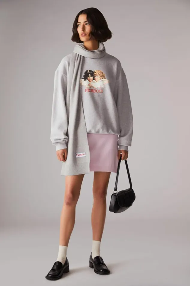 Women Fiorucci Angels Sweatshirt Grey Grey Women Fiorucci Angels Sweatshirt Grey Grey