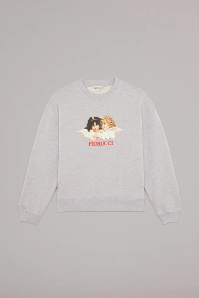 Women Fiorucci Angels Sweatshirt Grey Grey Women Fiorucci Angels Sweatshirt Grey Grey