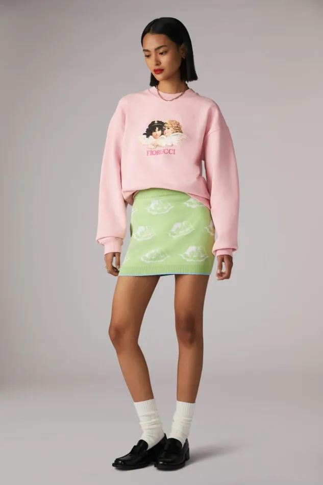 Women Fiorucci Angels Sweatshirt Pink Pink