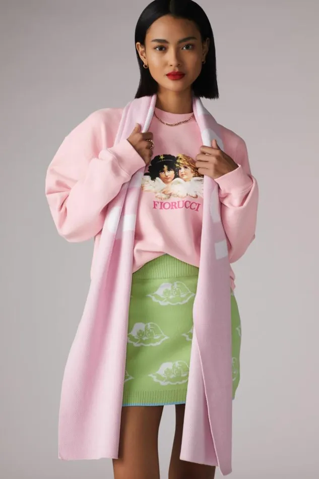 Women Fiorucci Angels Sweatshirt Pink Pink Women Fiorucci Angels Sweatshirt Pink Pink