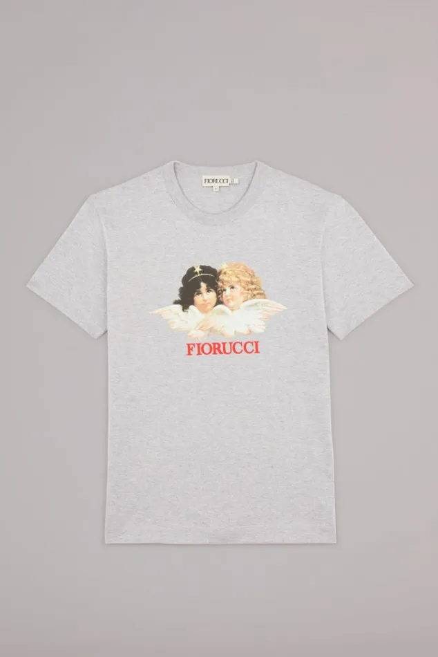 Women Fiorucci Angels TShirt Grey Grey Women Fiorucci Angels TShirt Grey Grey