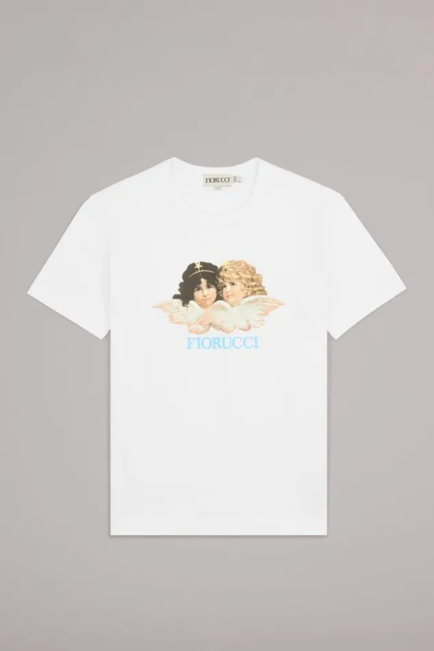 Women Fiorucci Angels TShirt White White Women Fiorucci Angels TShirt White White