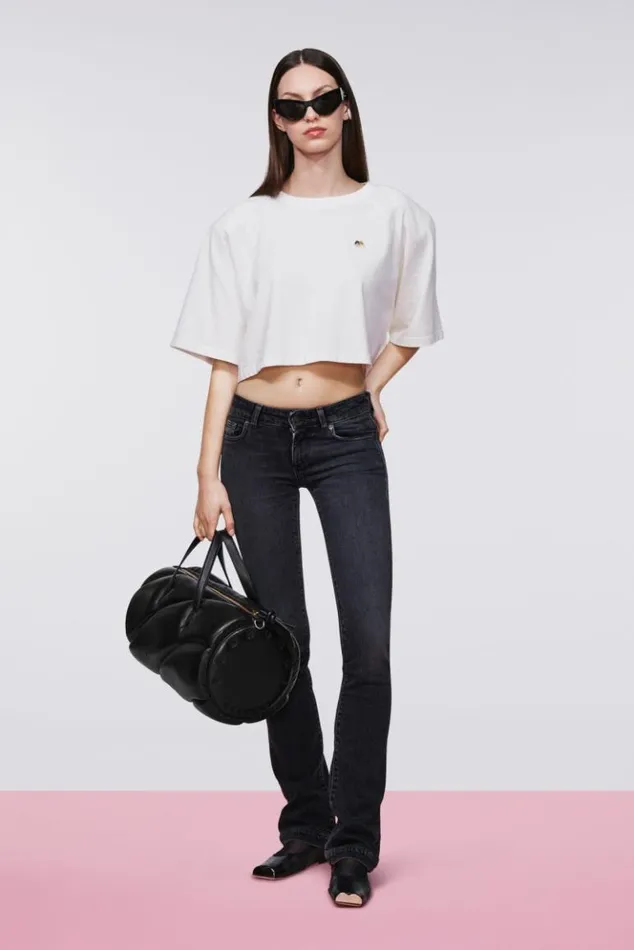 Women Fiorucci Bootcut Jeans Black Black