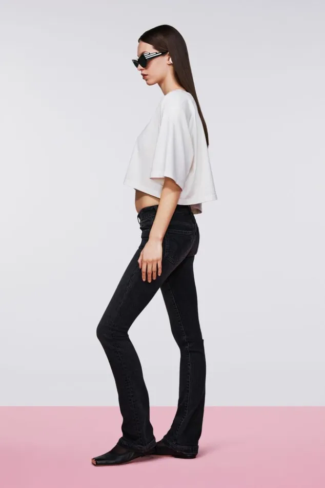 Women Fiorucci Bootcut Jeans Black Black Women Fiorucci Bootcut Jeans Black Black