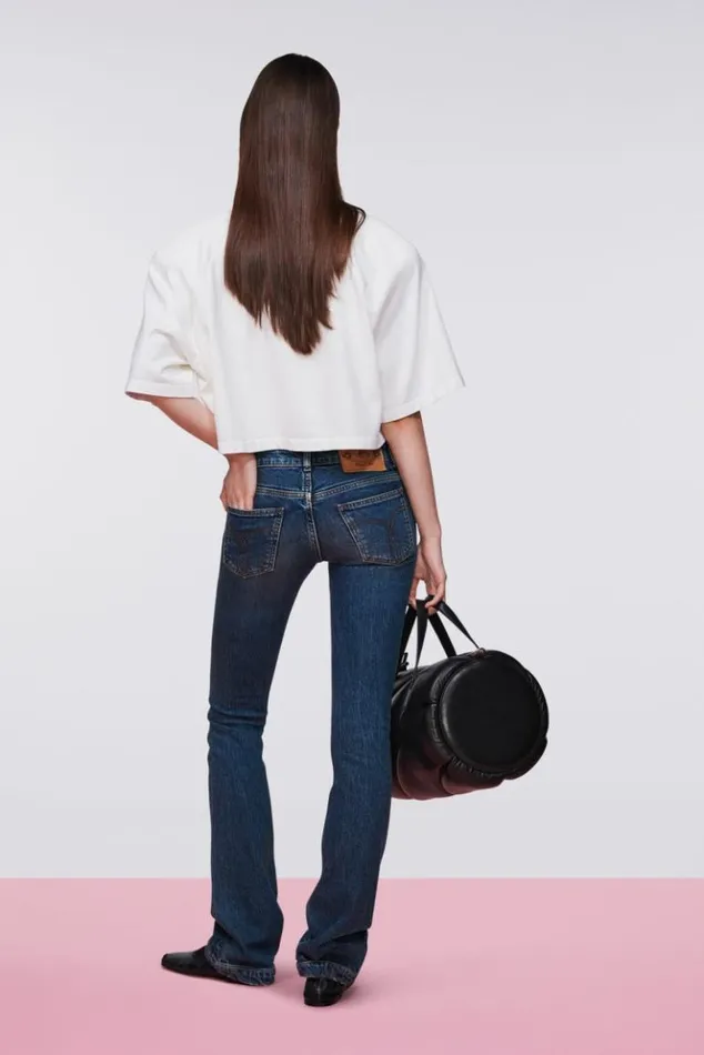 Women Fiorucci Bootcut Jeans Mid Blue Mid Blue Women Fiorucci Bootcut Jeans Mid Blue Mid Blue
