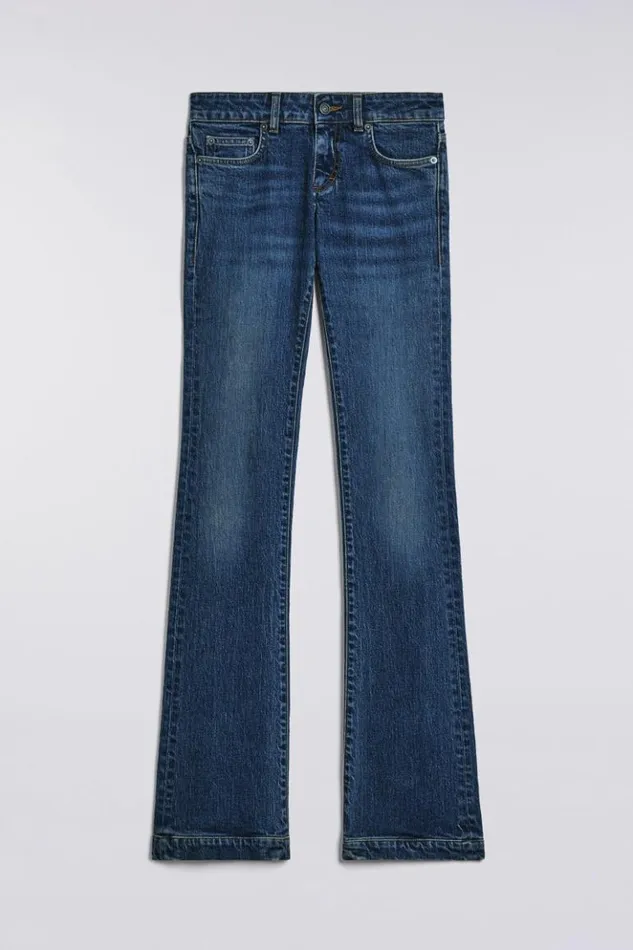 Women Fiorucci Bootcut Jeans Mid Blue Mid Blue Women Fiorucci Bootcut Jeans Mid Blue Mid Blue