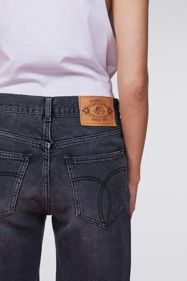 Women Fiorucci Denim Bermuda Shorts Black Black Women Fiorucci Denim Bermuda Shorts Black Black