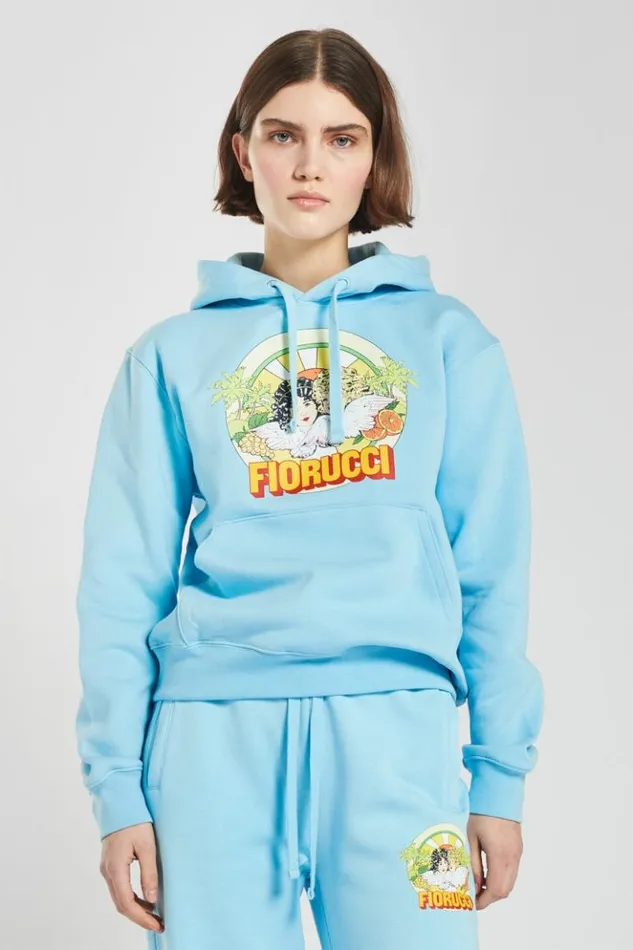 Women Fiorucci Desert Angels Hoodie Blue Blue