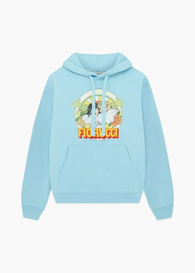 Women Fiorucci Desert Angels Hoodie Blue Blue Women Fiorucci Desert Angels Hoodie Blue Blue