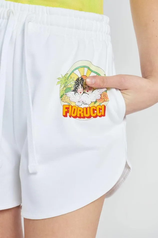 Women Fiorucci Desert Angels Shorts White White Women Fiorucci Desert Angels Shorts White White