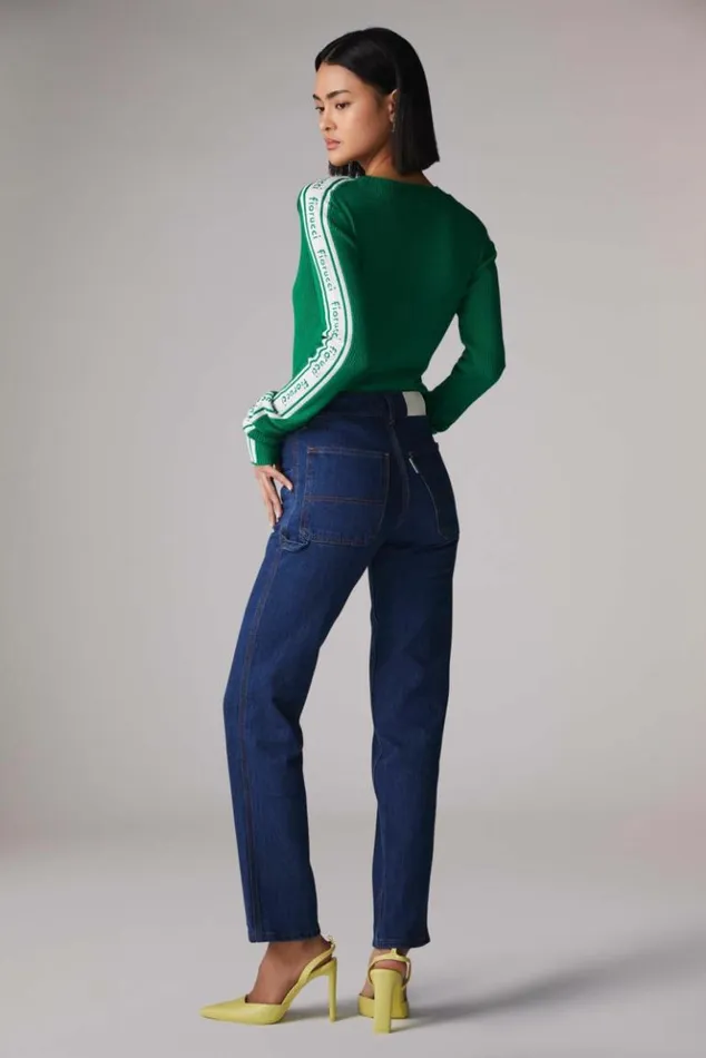 Women Fiorucci Flora Carpenter Jeans Mid Wash Mid Wash Women Fiorucci Flora Carpenter Jeans Mid Wash Mid Wash