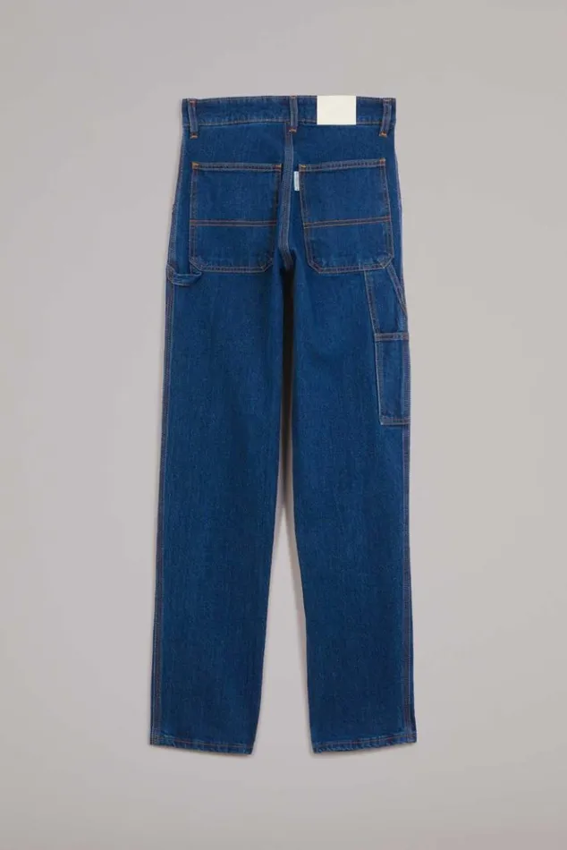 Women Fiorucci Flora Carpenter Jeans Mid Wash Mid Wash Women Fiorucci Flora Carpenter Jeans Mid Wash Mid Wash