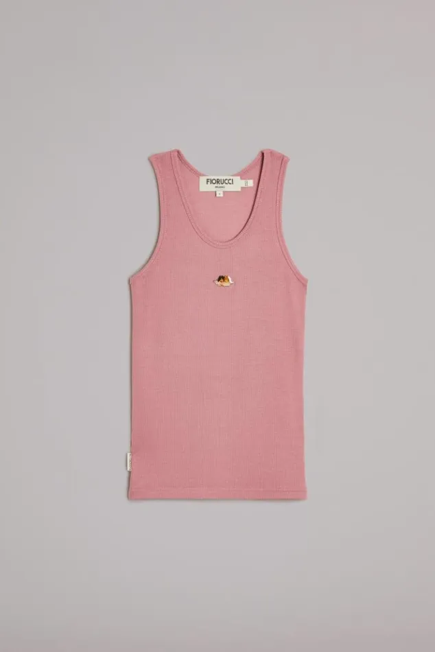 Women Fiorucci Icon Angels Plaque Vest Pink Pink Women Fiorucci Icon Angels Plaque Vest Pink Pink